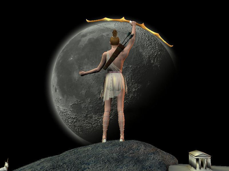 Artemis : Moon Pose.